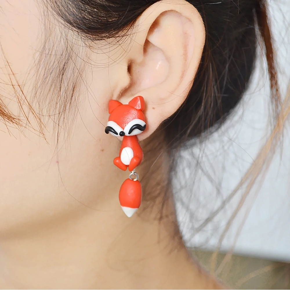 Red Fox Earrings